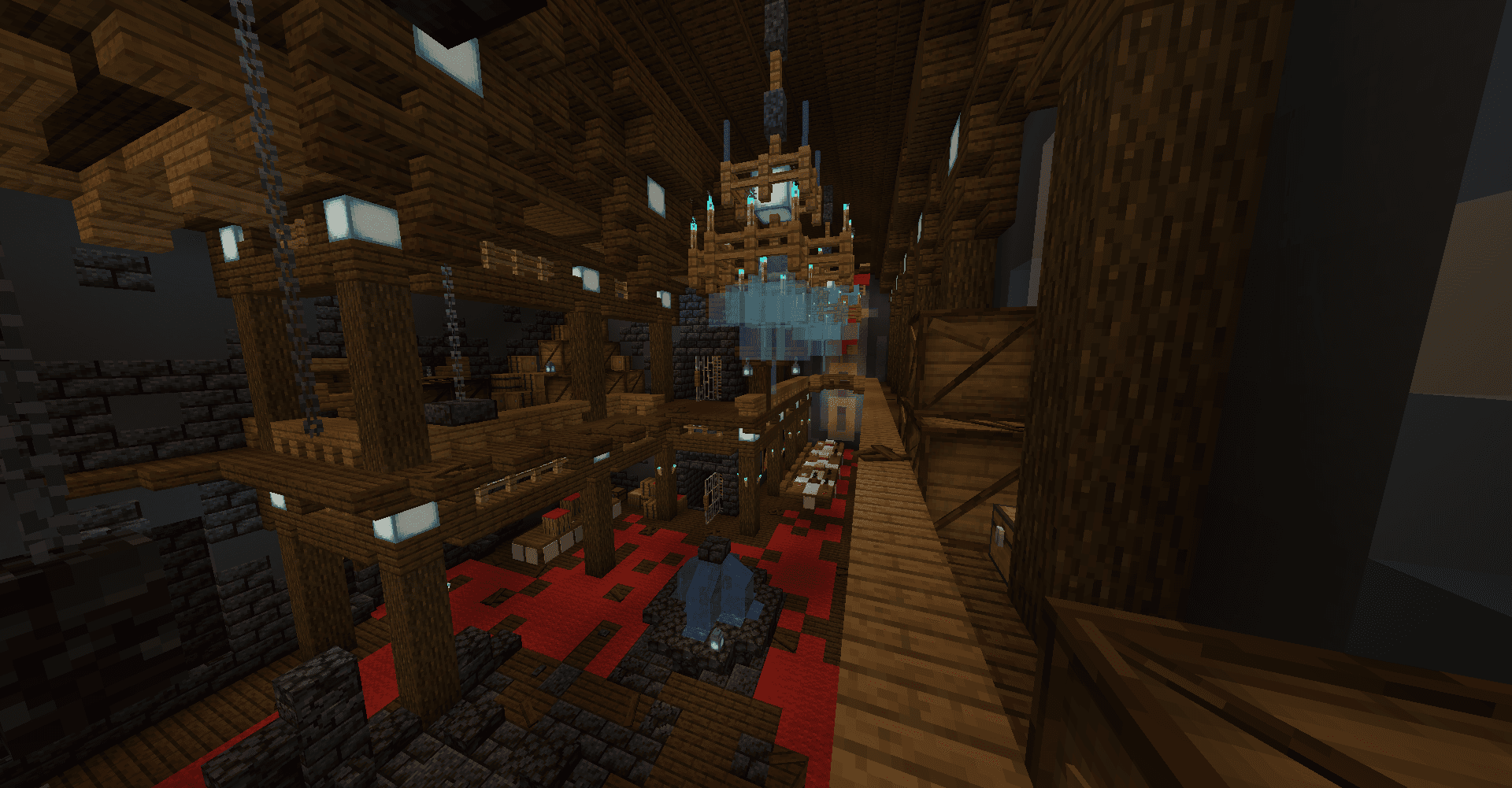 Minecraft cinematic world